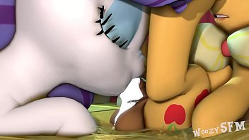 [SFM] Rarity Sucking Cock AppleJack